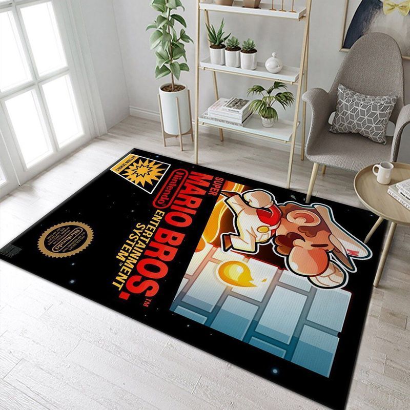 Deschea Super Mario 90 Area Rug And