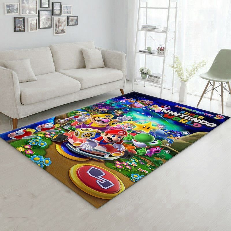 Deschea Super Mario 93 Area Rug And