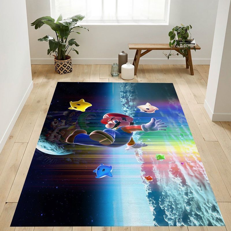 Deschea Super Mario 96 Area Rug And