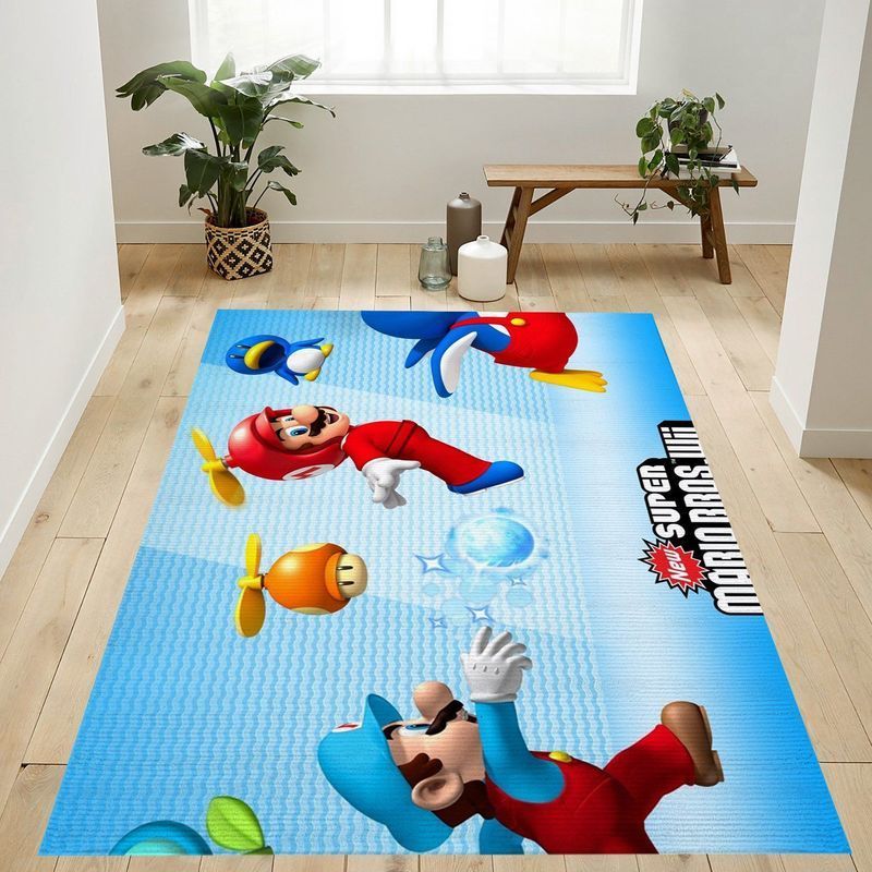 Deschea Super Mario 97 Area Rug And