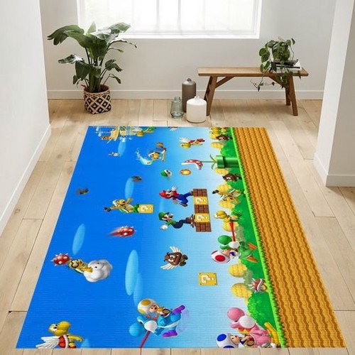 Deschea Super Mario V7 Rug Us Area Rug