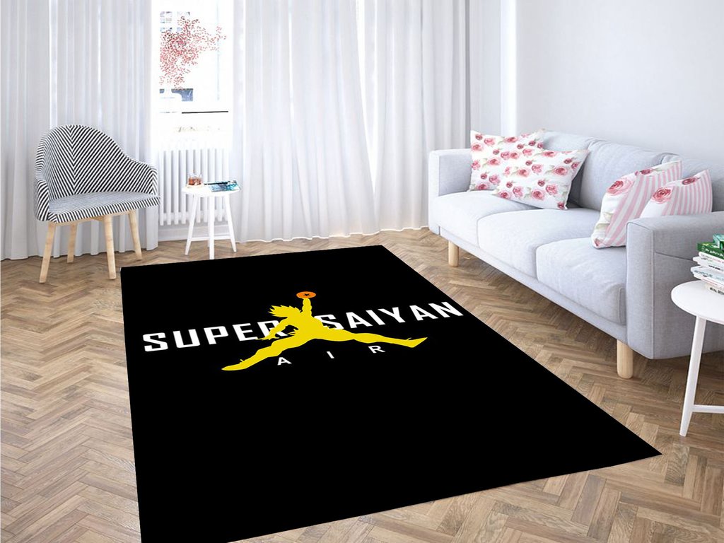 Deschea Super Saiyan Air Living Room Modern Carpet Rug