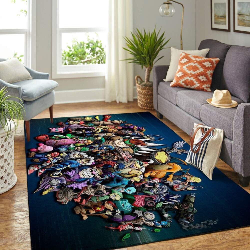 Deschea Super Smash Bros. Area Rug Gaming Gamer V1232