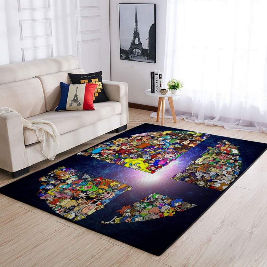 Deschea Super Smash Bros. Area Rug Nintendo Video Game Gfd 19091602