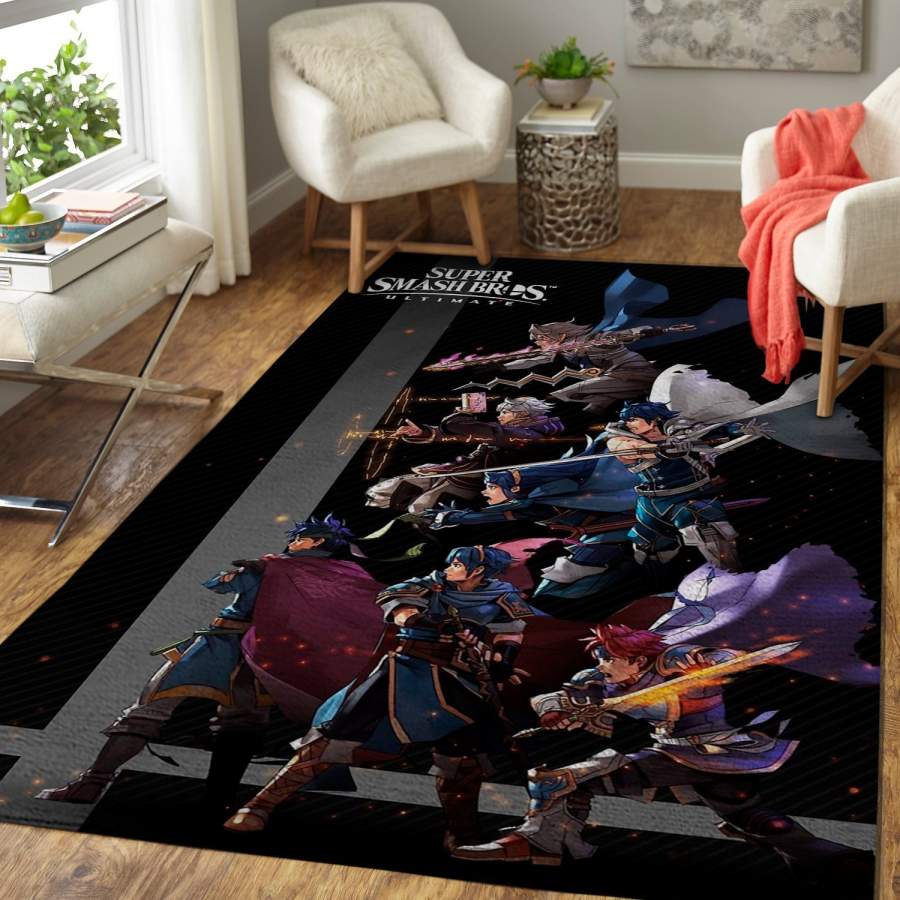 Deschea Super Smash Bros. Ultimate Area Rug Gaming S25102