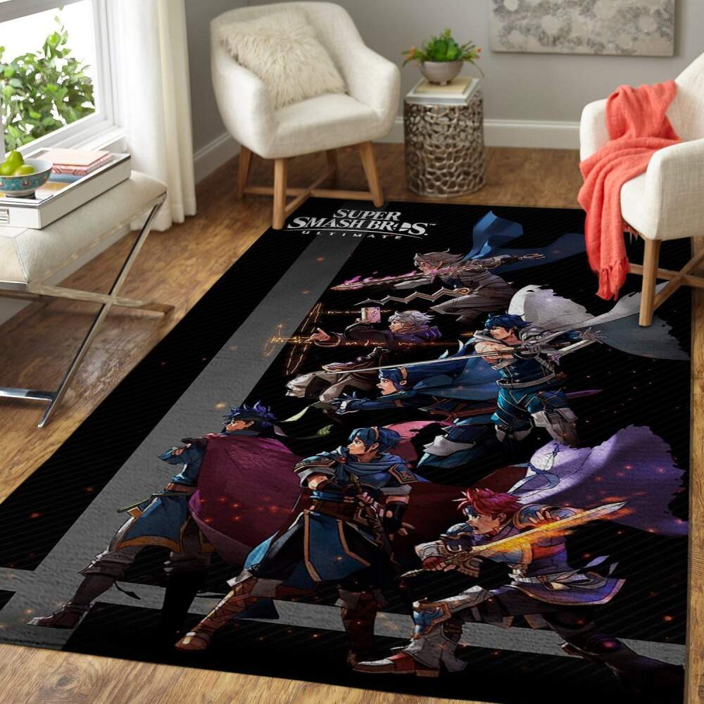 Deschea Super Smash Bros. Ultimate Area Rug Gaming V11310