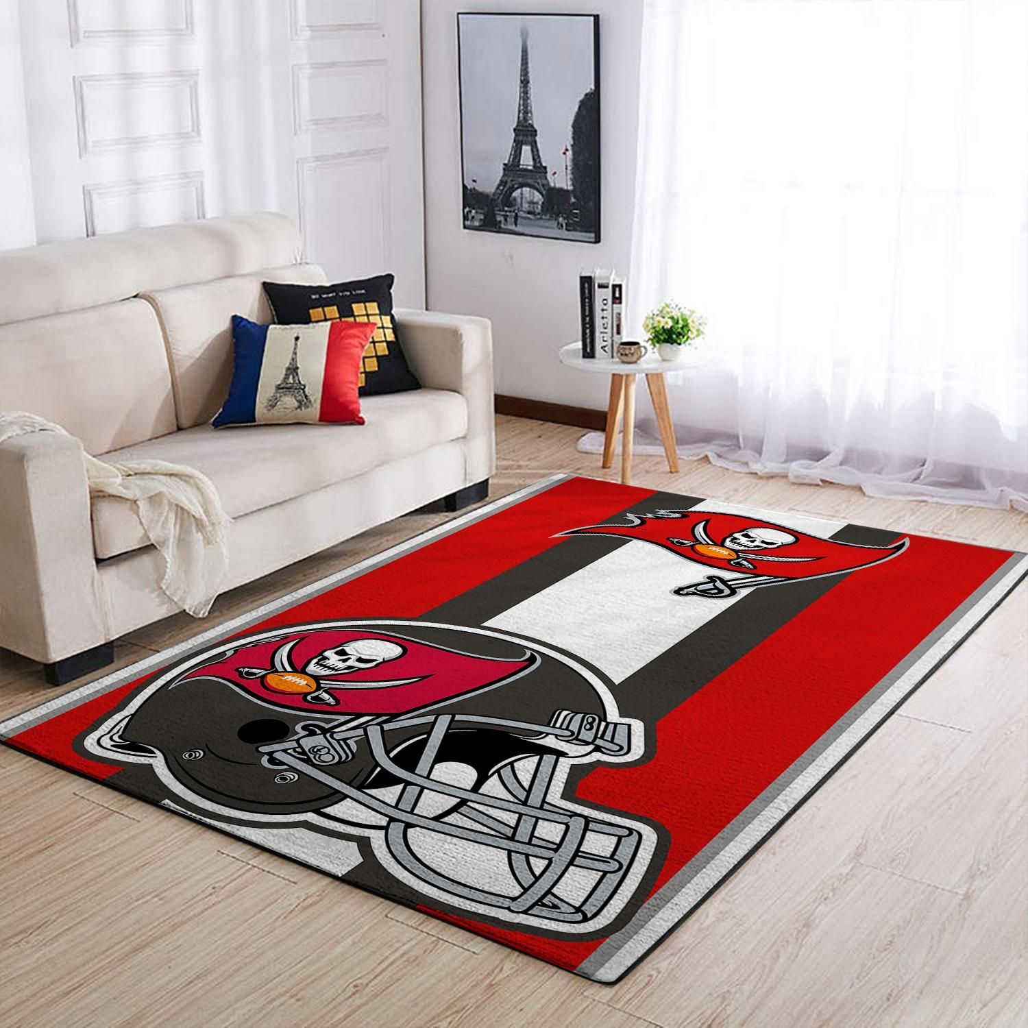 Deschea Tampa Bay Buccaneers Living Room Area Rug