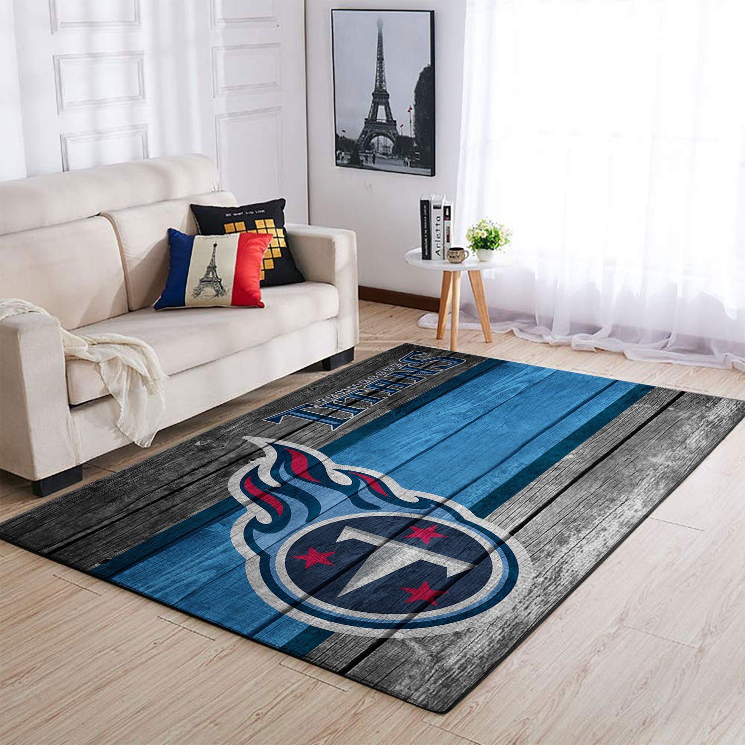 Deschea Tennessee Titans Living Room Area Rug