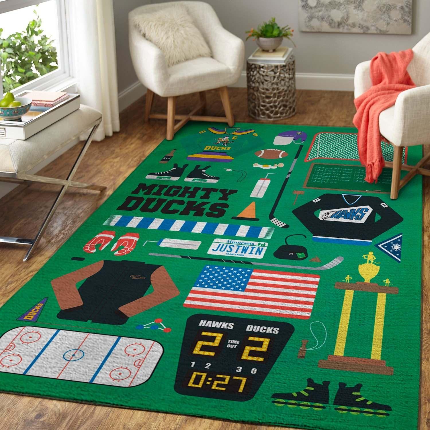 Deschea The Mighty Ducks Area Rug