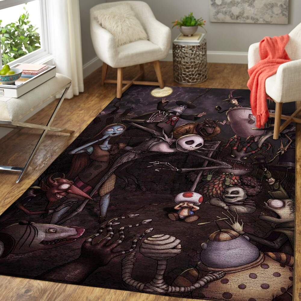 Deschea The Nightmare Before Christmas 1909093 Halloween Area Rug Ofd