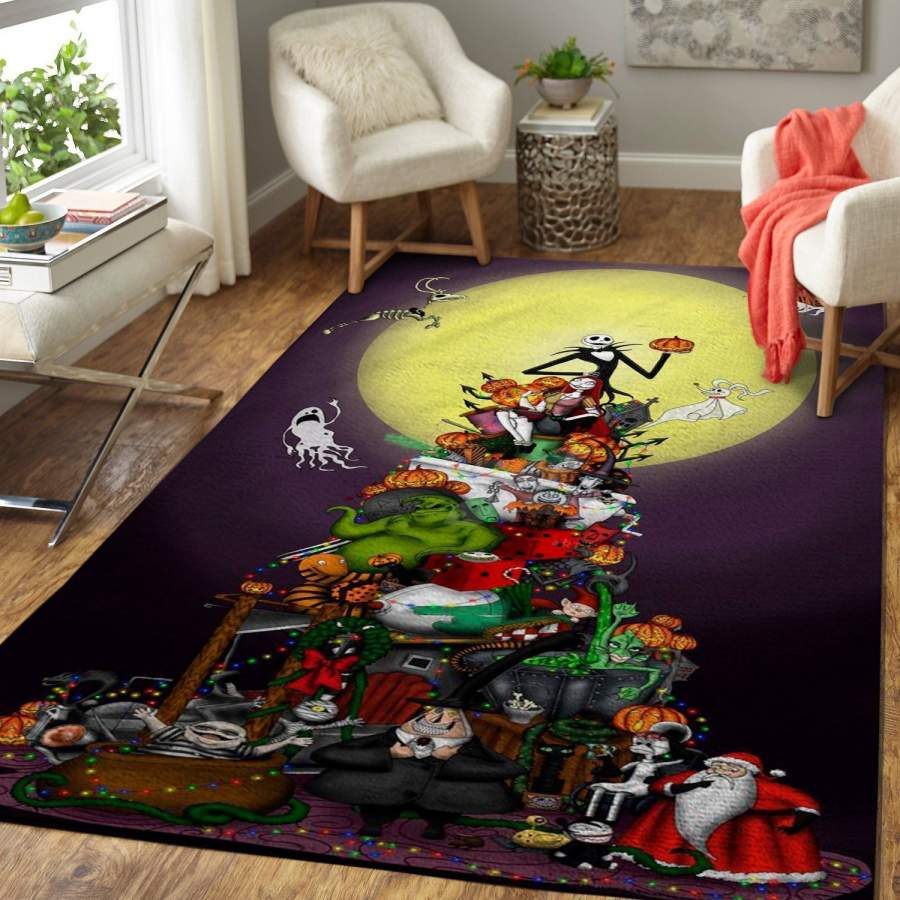 Deschea The Nightmare Before Christmas 1909093 Halloween Area Rug Ofd