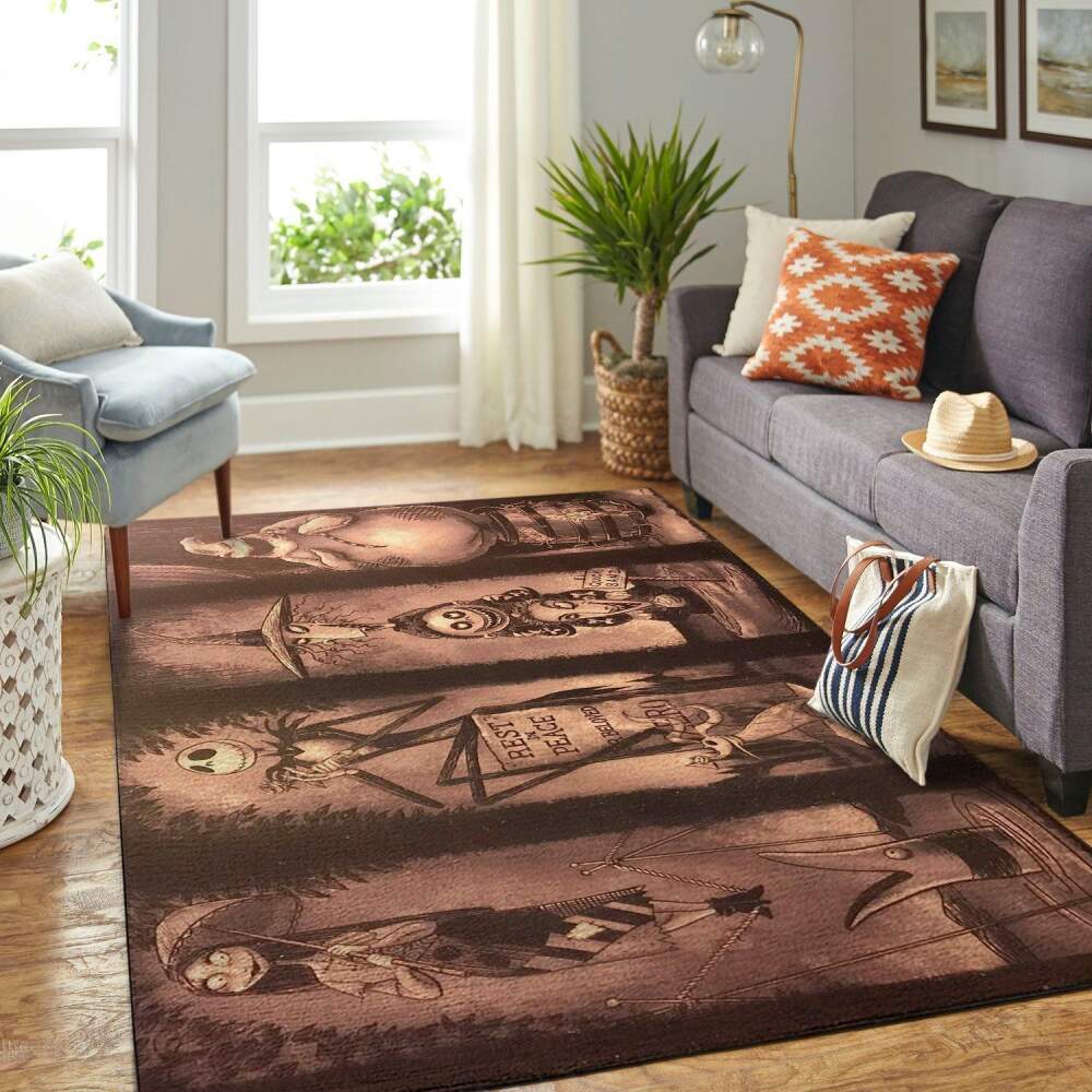 Deschea The Nightmare Before Christmas Rug Christmas Halloween Rug Regtangle