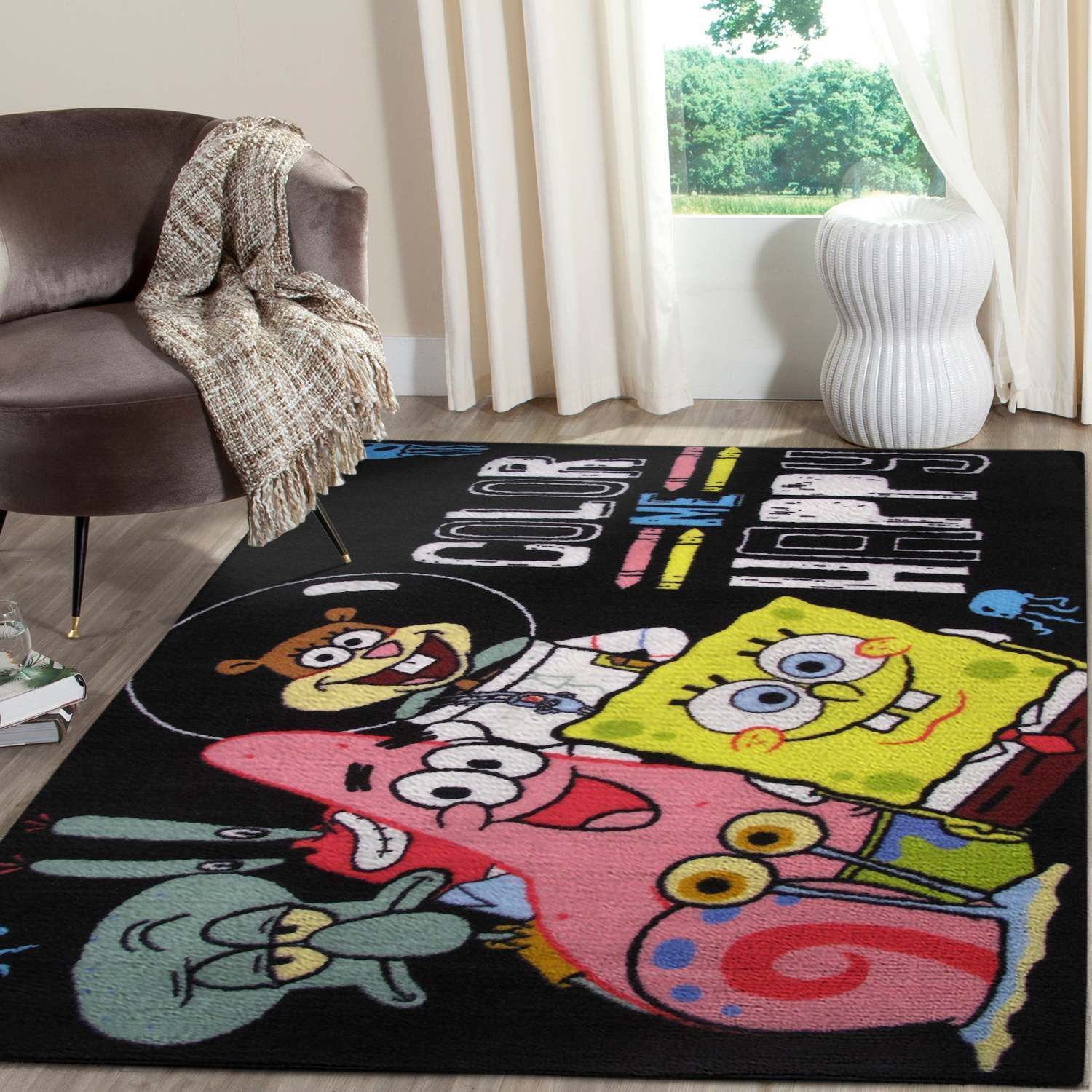 Deschea The Spongebob Merry Christmas Area Rugs Fn101229