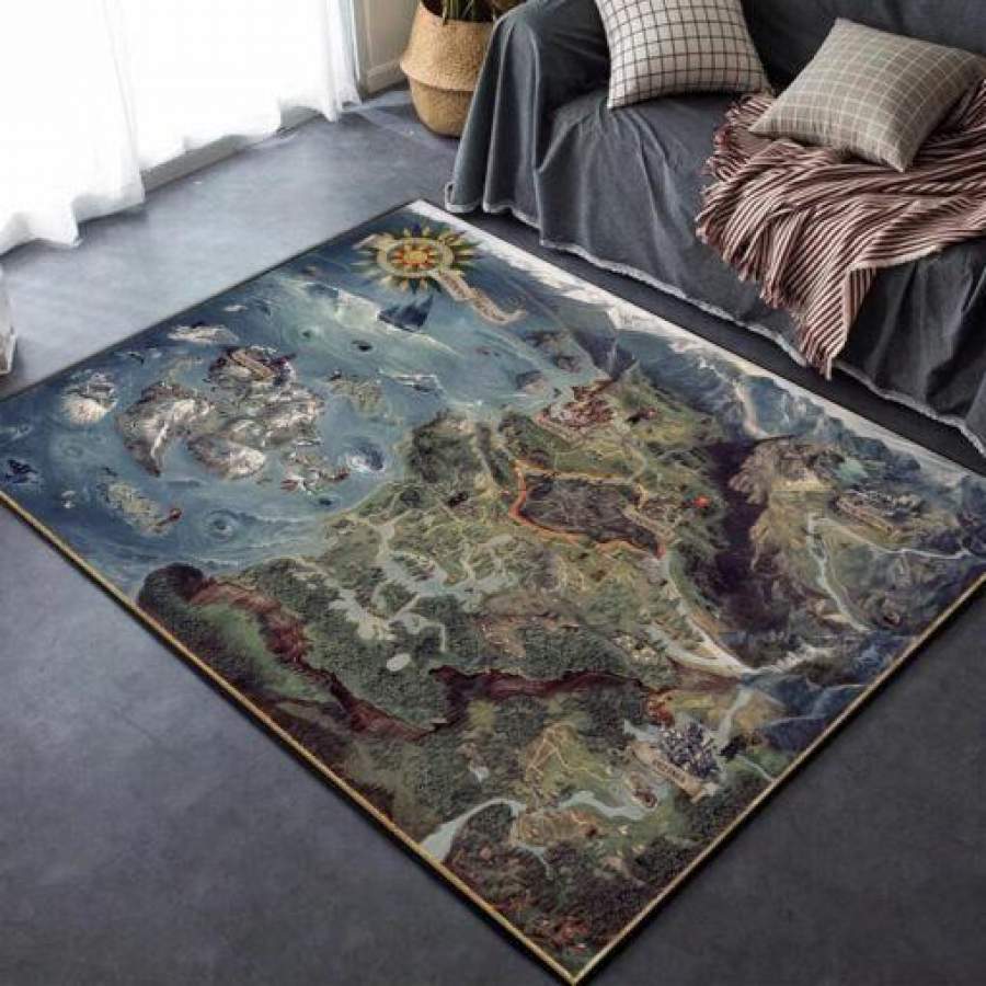 Deschea The Witcher Iii Map Area Rug Movie Ofd 021111