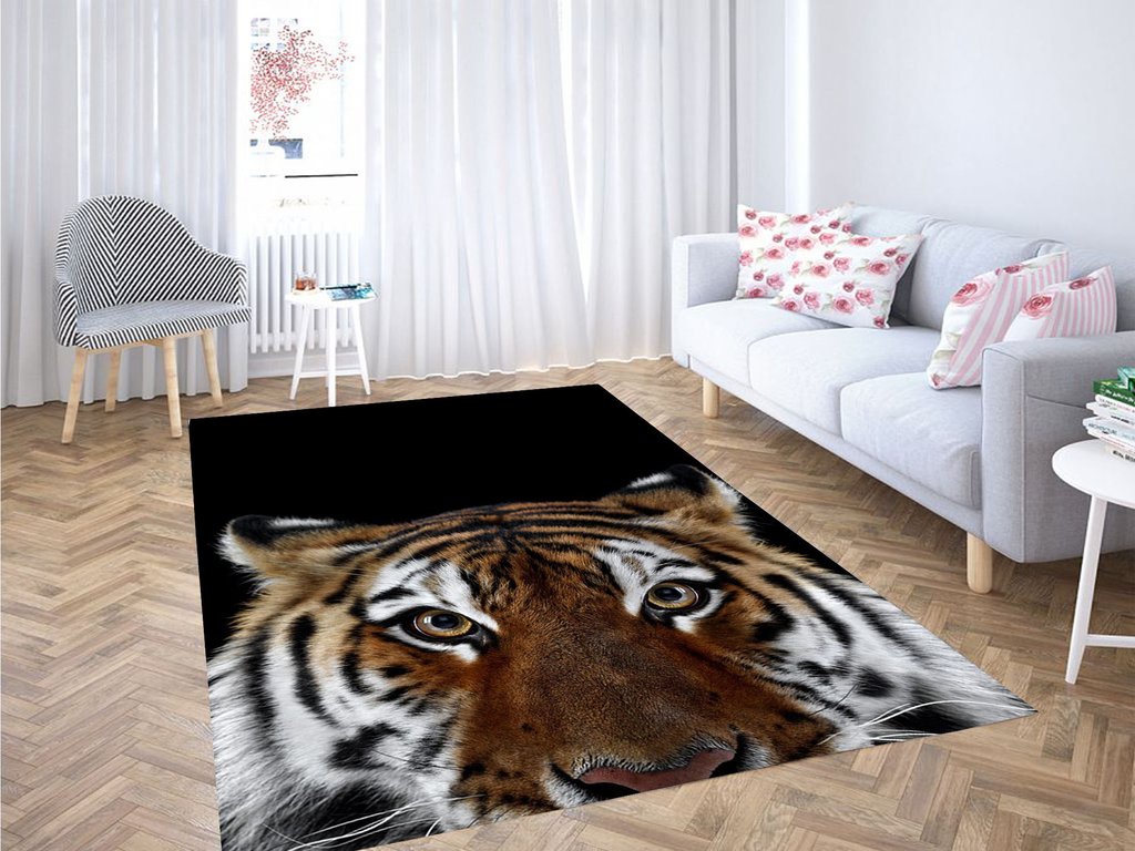 Deschea Tiger Head Living Room Modern Carpet Rug