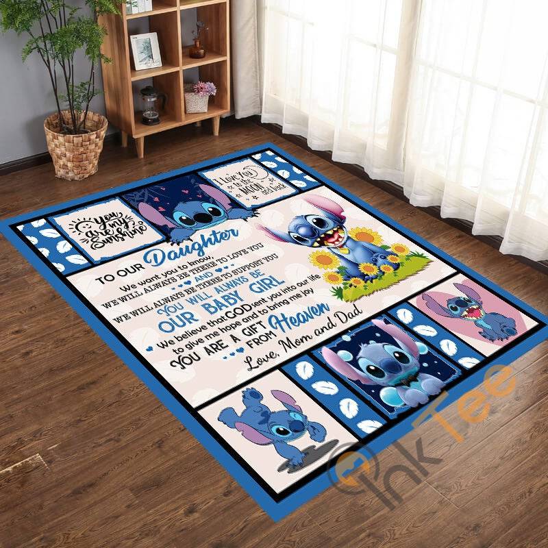 Deschea Disney Magic Castle Living Room Area Rug