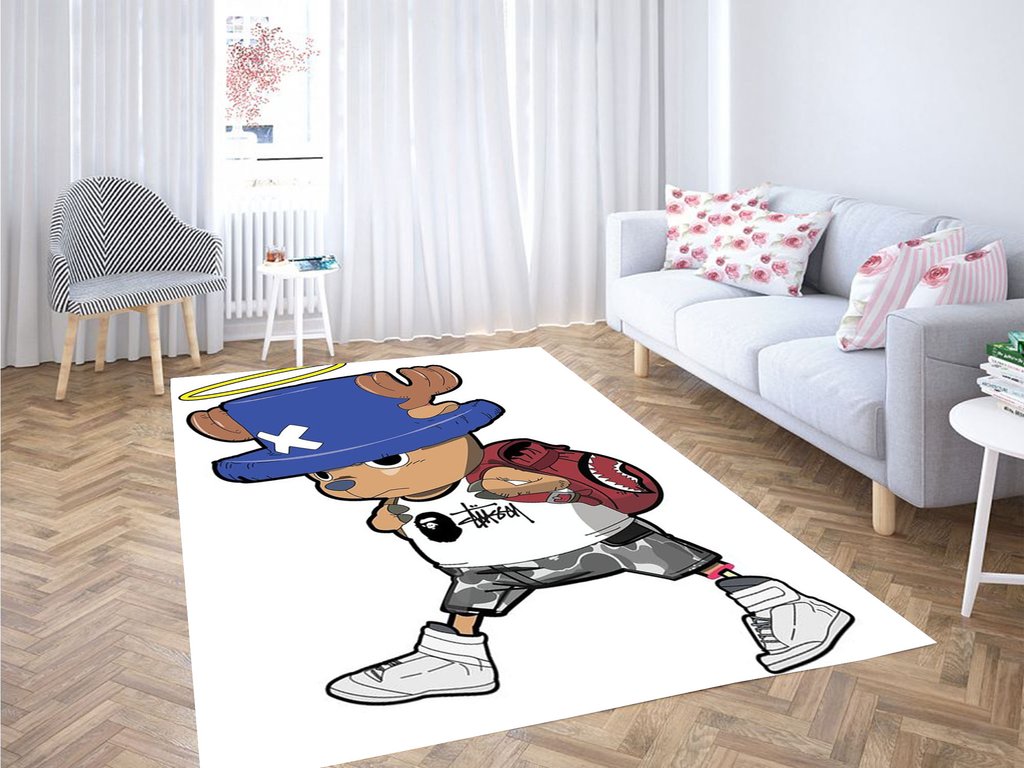 Deschea Tony Chopper Bape Living Room Modern Carpet Rug