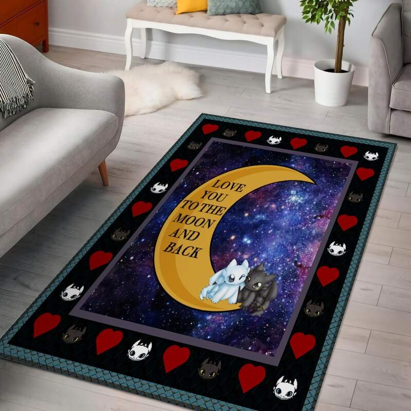 Deschea Toothless Floor How To Train Your Dragon Decorative Rug