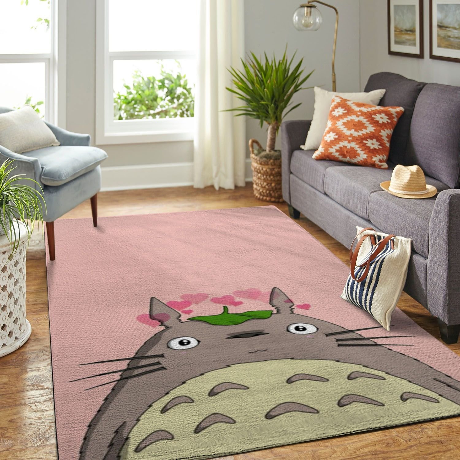 Deschea Toronto-my Neighbor Totoro Living Room Area Rug