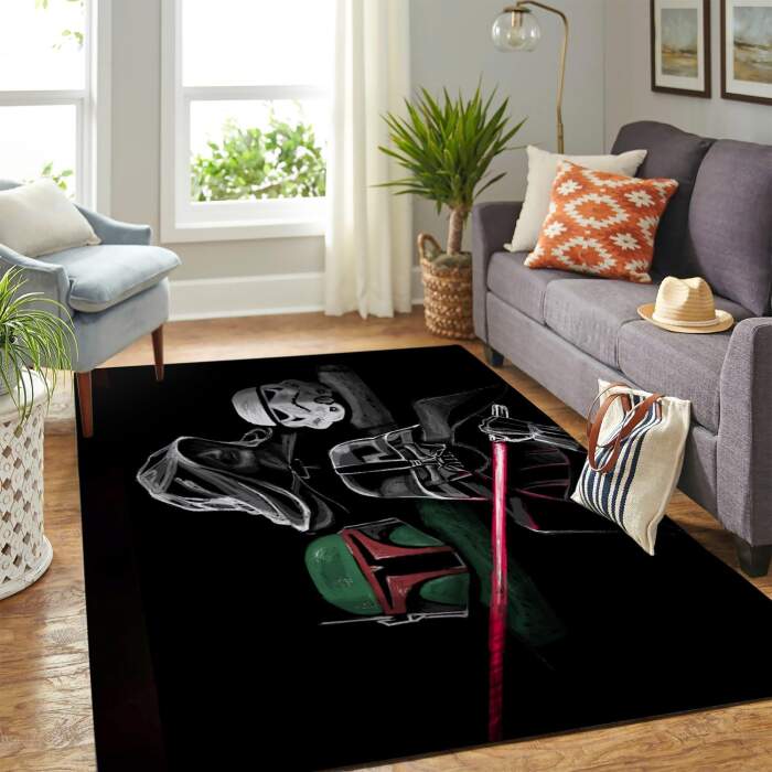 Deschea Vader And Stormtroopers Star Wars Rug – Custom Size And Printing