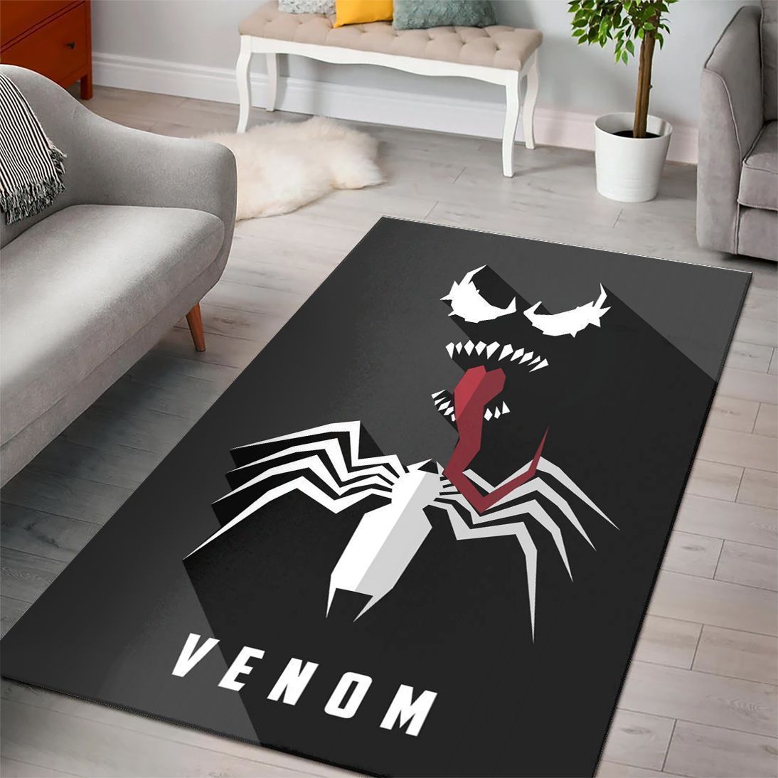 Deschea Venom Marvel Movies Area Rugs