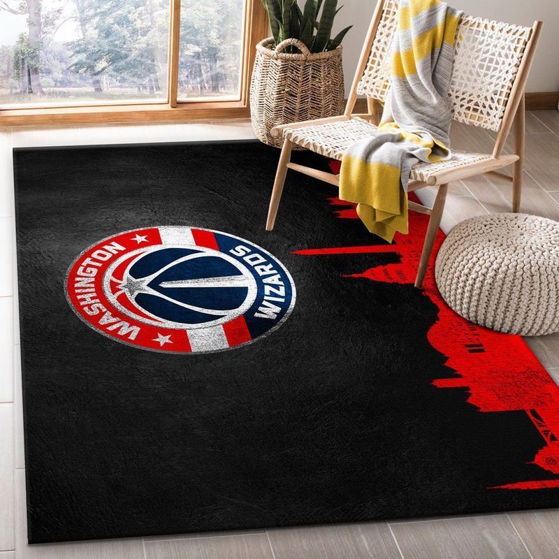 Deschea Washington Wizards Nba 1 Area Rug And