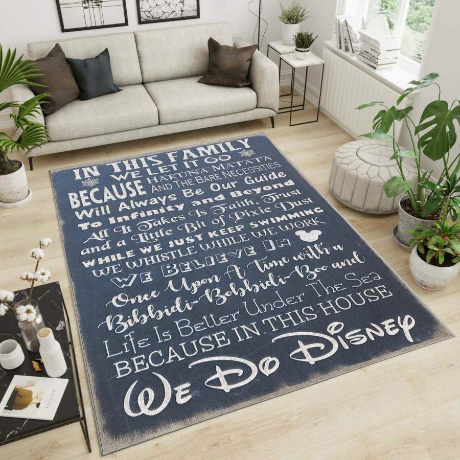 Deschea We Do Disney Area Rug Bedroom