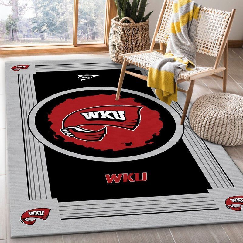 Deschea Western Kentucky Hilltoppers Ncaa 1 Area Rug And