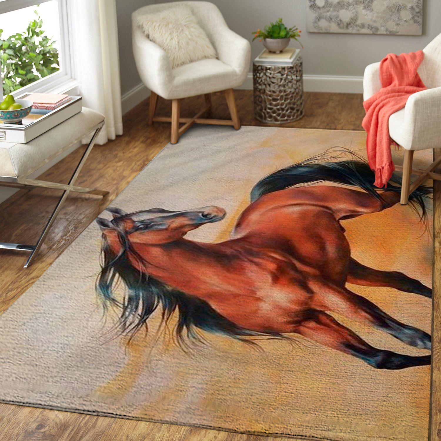 Deschea Wild Horse Area Rug