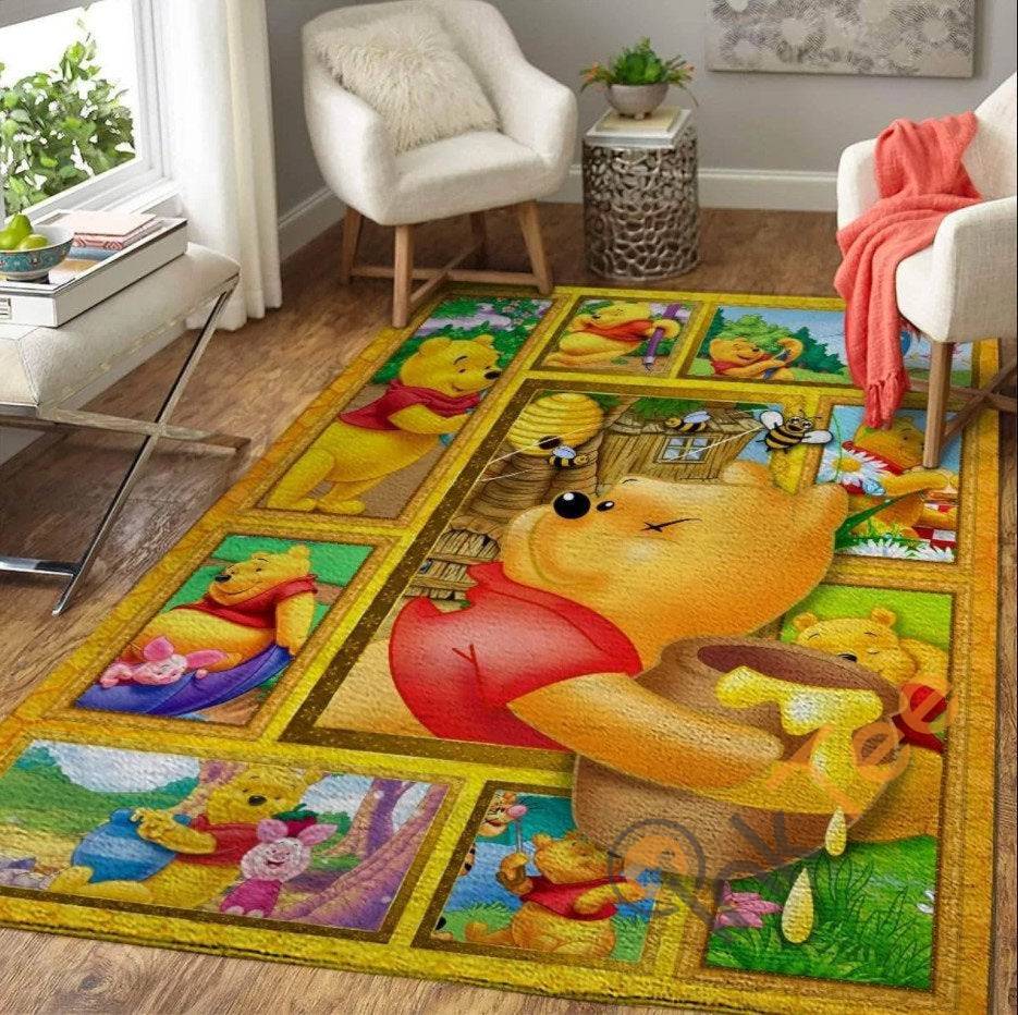 Deschea Winnie The Pooh Funny Bear Jokes Disney Character Lover Rug