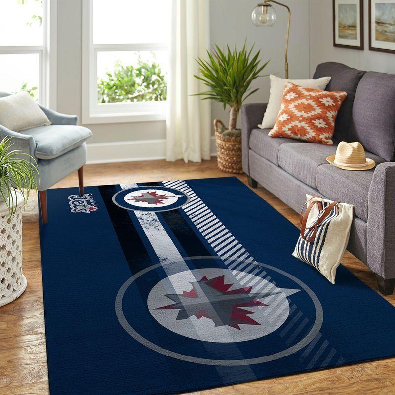 Deschea Winnipeg Jets Area Rugs Nhl Hockey Team Logo 20030462