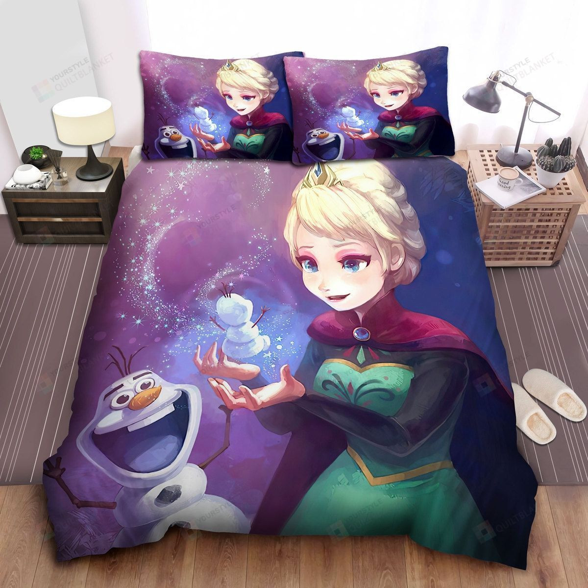 Disney Frozen Elsa Bedding Set Disney Frozen Elsa Duvet Covers Disney Frozen Elsa Comforter Sets Disney Frozen Elsa Princess Gift TDV017