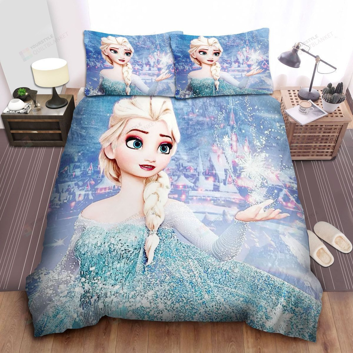 Disney Frozen Elsa Bedding Set Disney Frozen Elsa Duvet Covers Disney Frozen Elsa Comforter Sets Disney Frozen Elsa Princess Gift TDV017