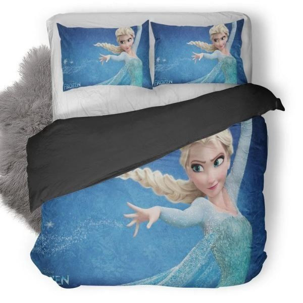 Disney Frozen Elsa The Beautiful Queen #32 Duvet Cover Bedding Set