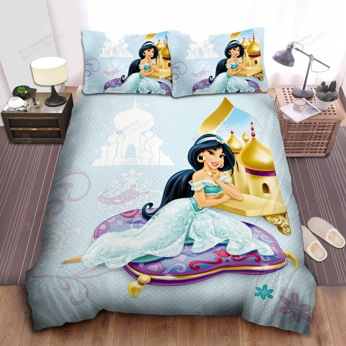 Disney Princess Jasmine In The Sultan’s Palace Bed Sheets Spread Comforter Duvet Cover Bedding Sets