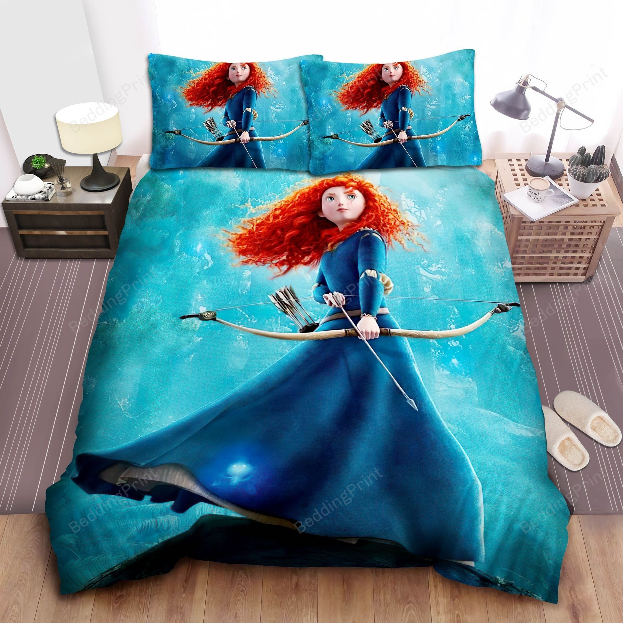 Disney Princess Merida In The Forest Bed Sheet Duvet Cover Bedding Sets