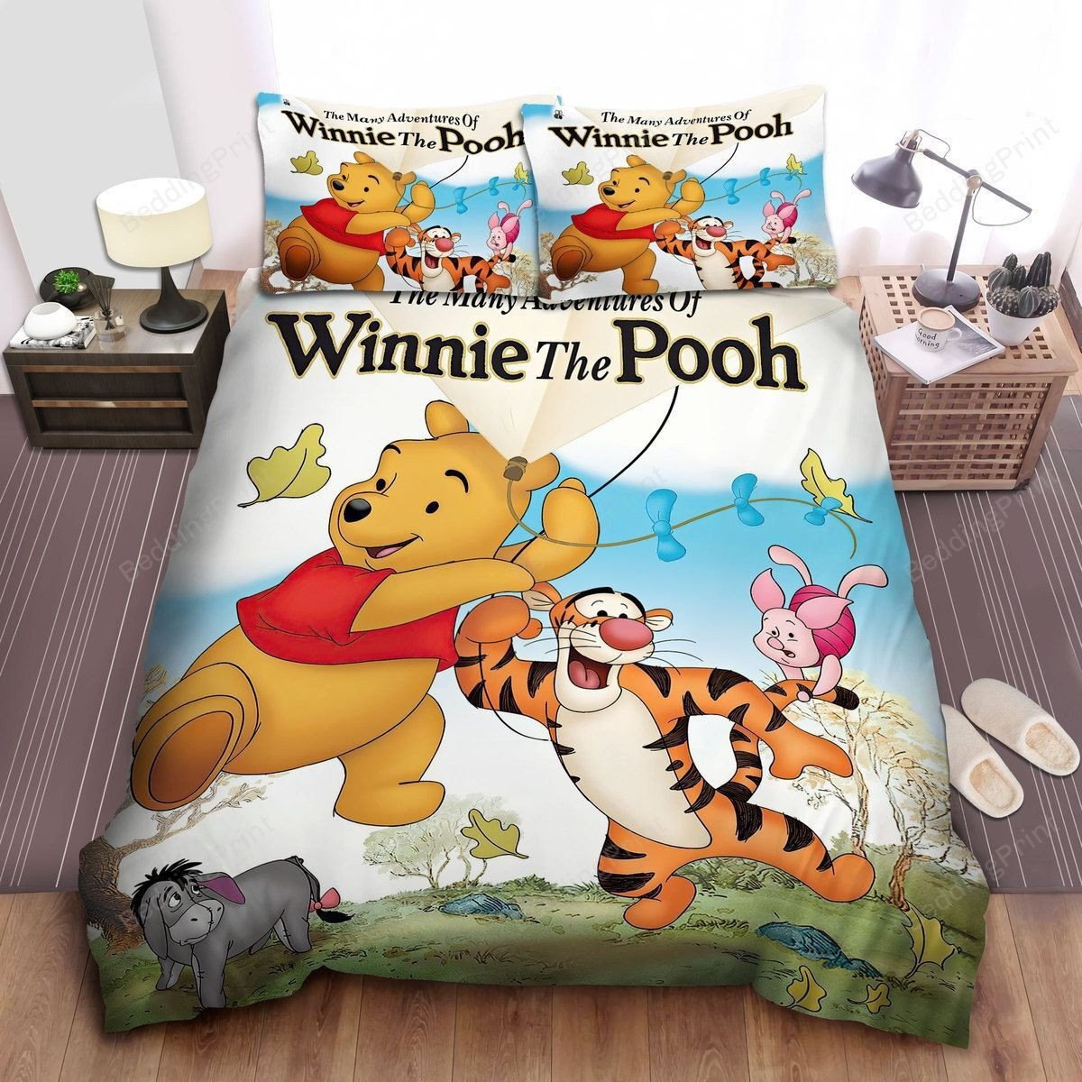 Disney The Many Adventures Of Winnie The Pooh Bed Sheets Duvet Cover Bedding Sets