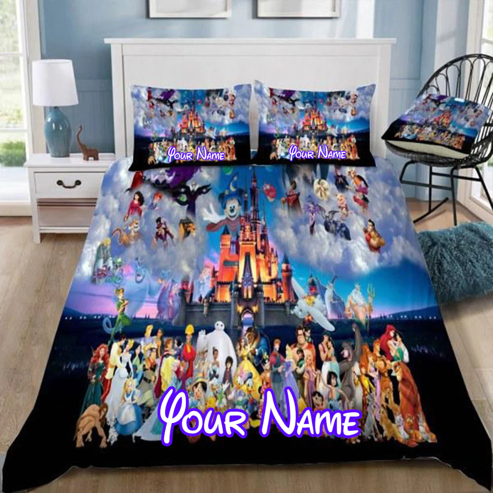 Disney Villains #35 Personalized Name Bedding Sets Bed Linen Sheets Bedroom Ideas Covers Duvet