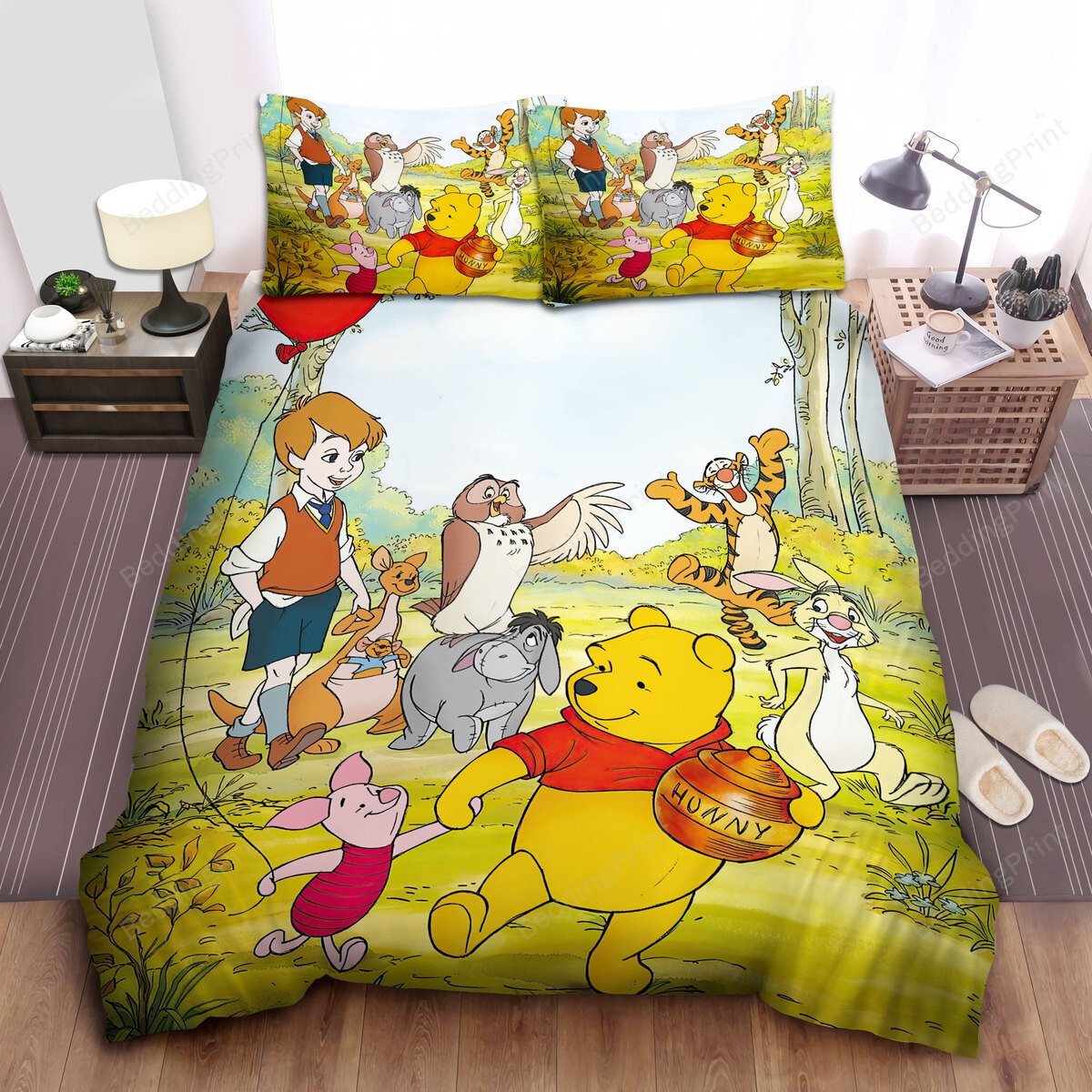 Disney Winnie The Pooh & Pals Bed Sheets Spread Duvet Cover Bedding Sets