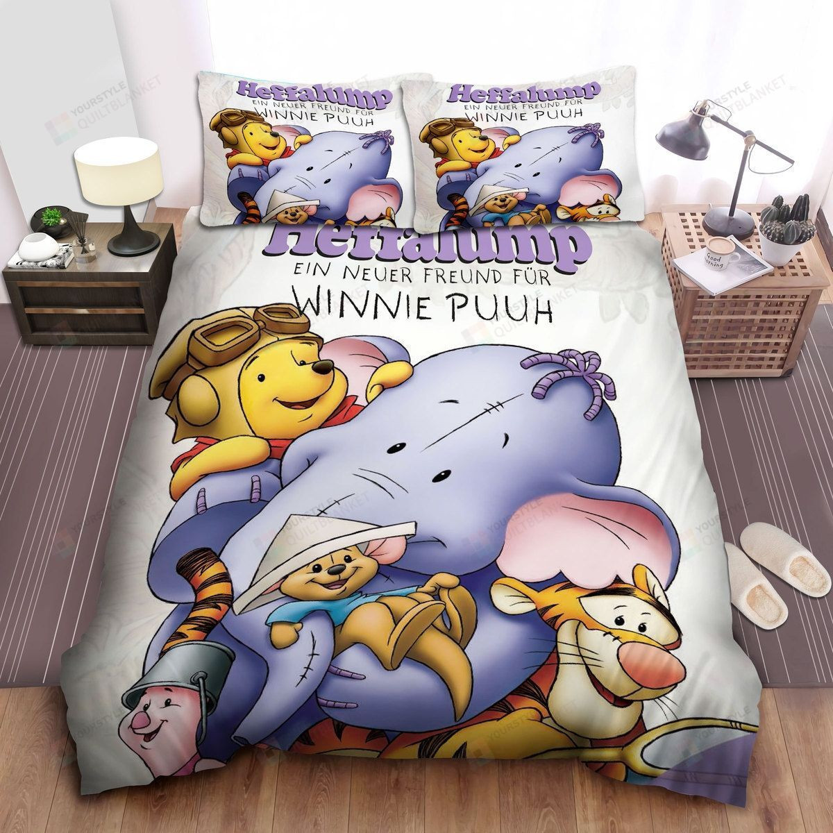 Disney Winnie The Pooh Friends & Heffalump Bed Sheets Spread Comforter Duvet Cover Bedding Sets