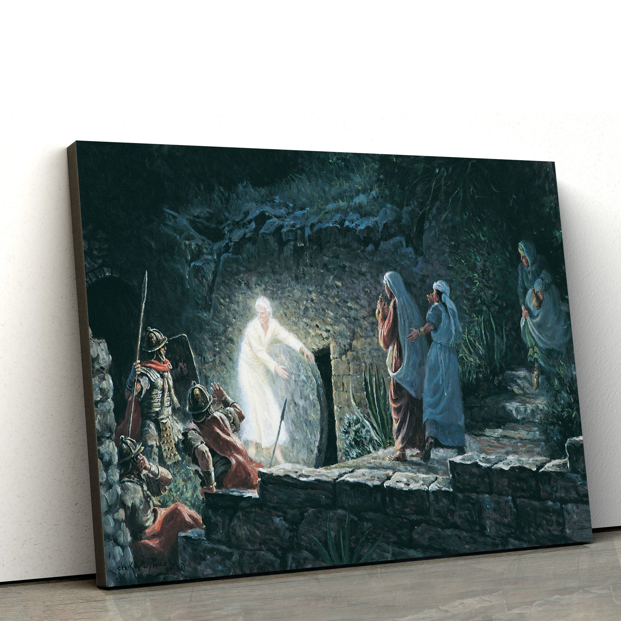 Empty Tomb Painting Canvas Wall Art – Easter Wall Art – Christian Canvas Wall Art