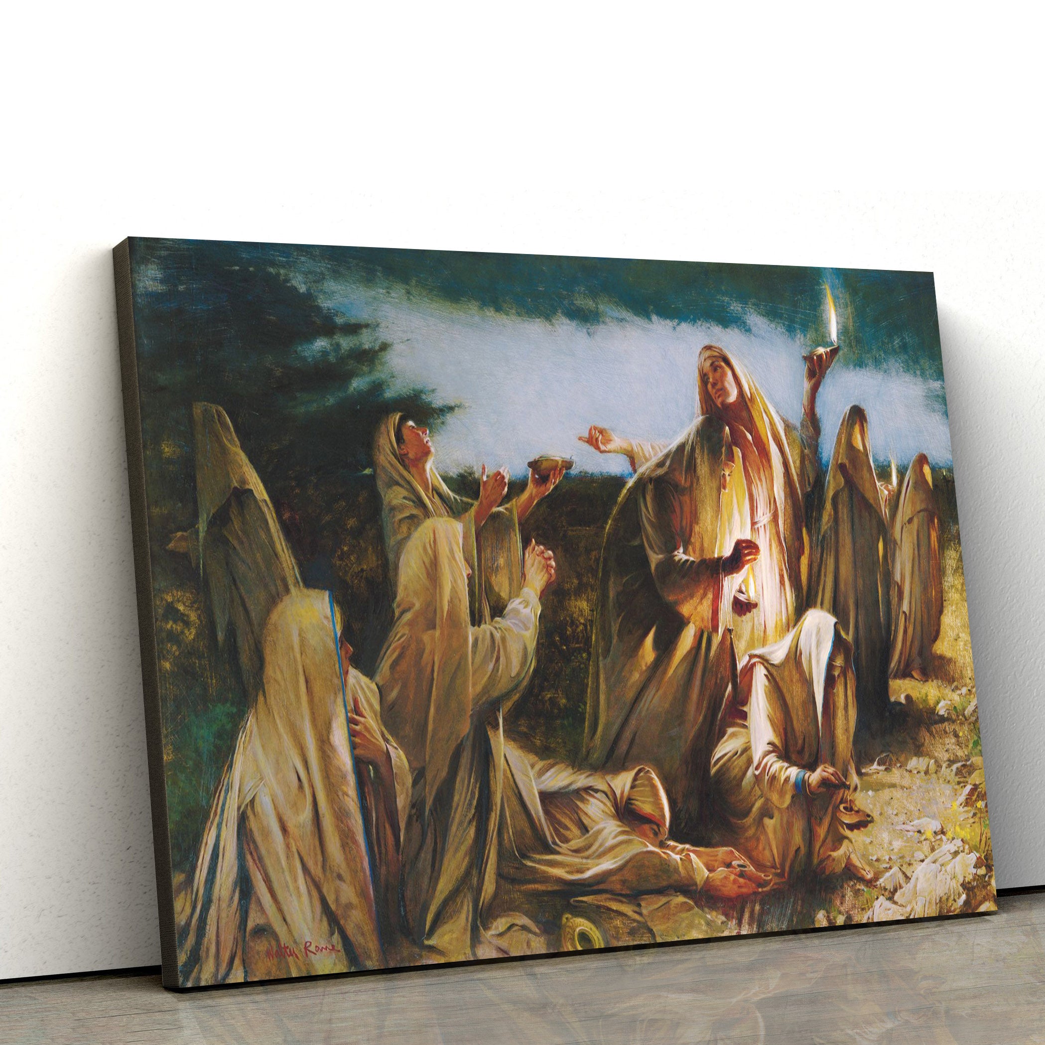 Five Of Them Were Wise Canvas Wall Art – Christian Canvas Pictures – Religious Canvas Wall Art