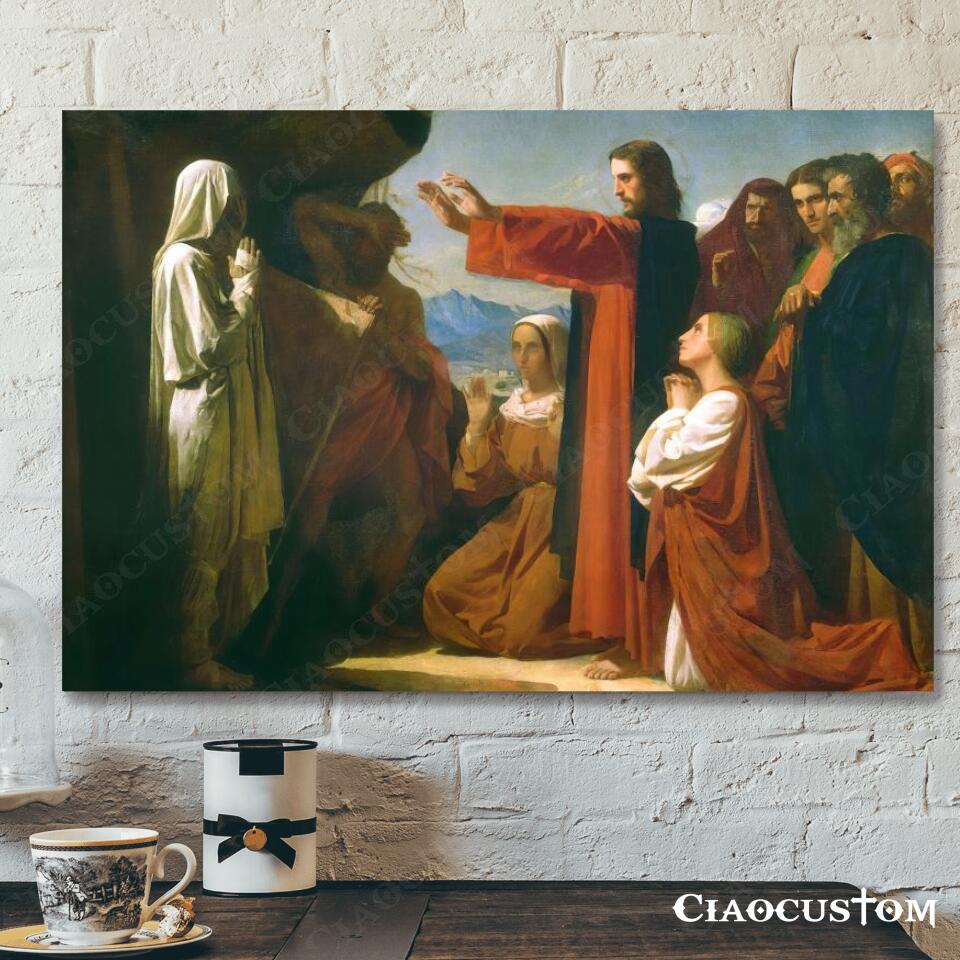 Friends Of Jesus – Jesus Canvas Painting – Jesus Canvas Art – Jesus Poster – Jesus Canvas – Christian Gift