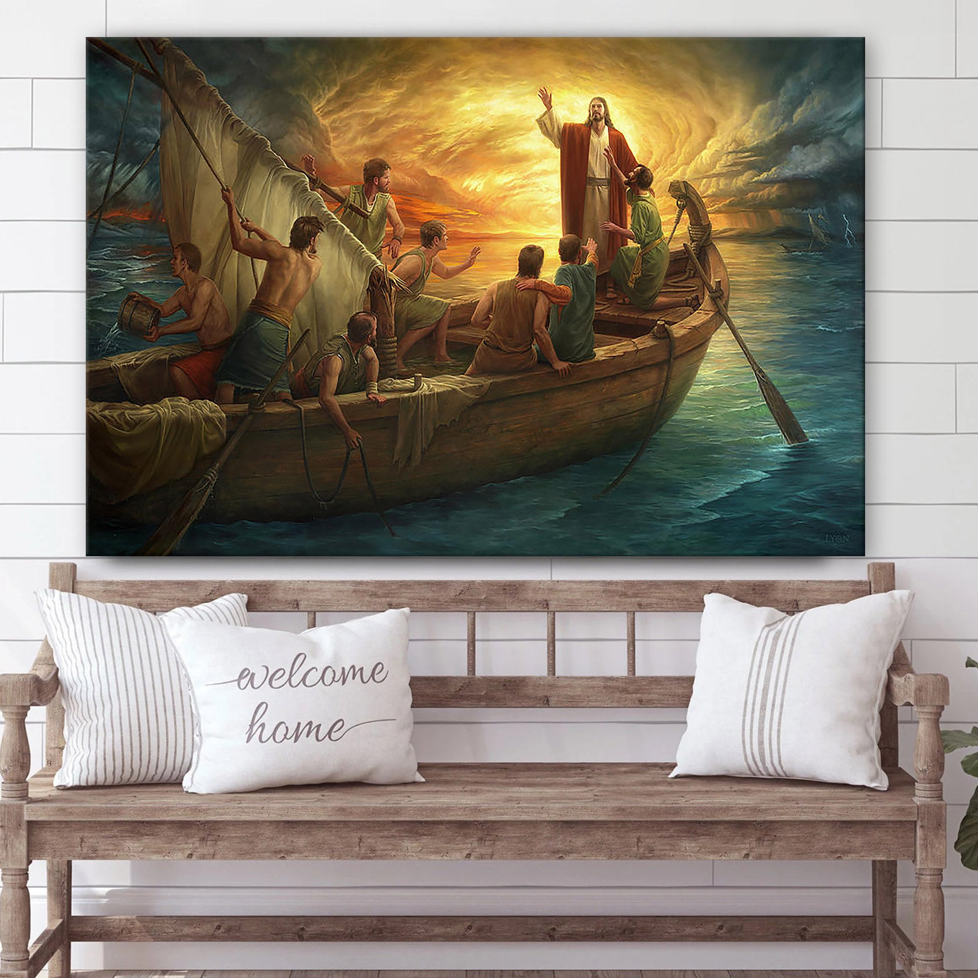 From Fear To Faith Canvas Pictures – Jesus Canvas Pictures – Christian Wall Art