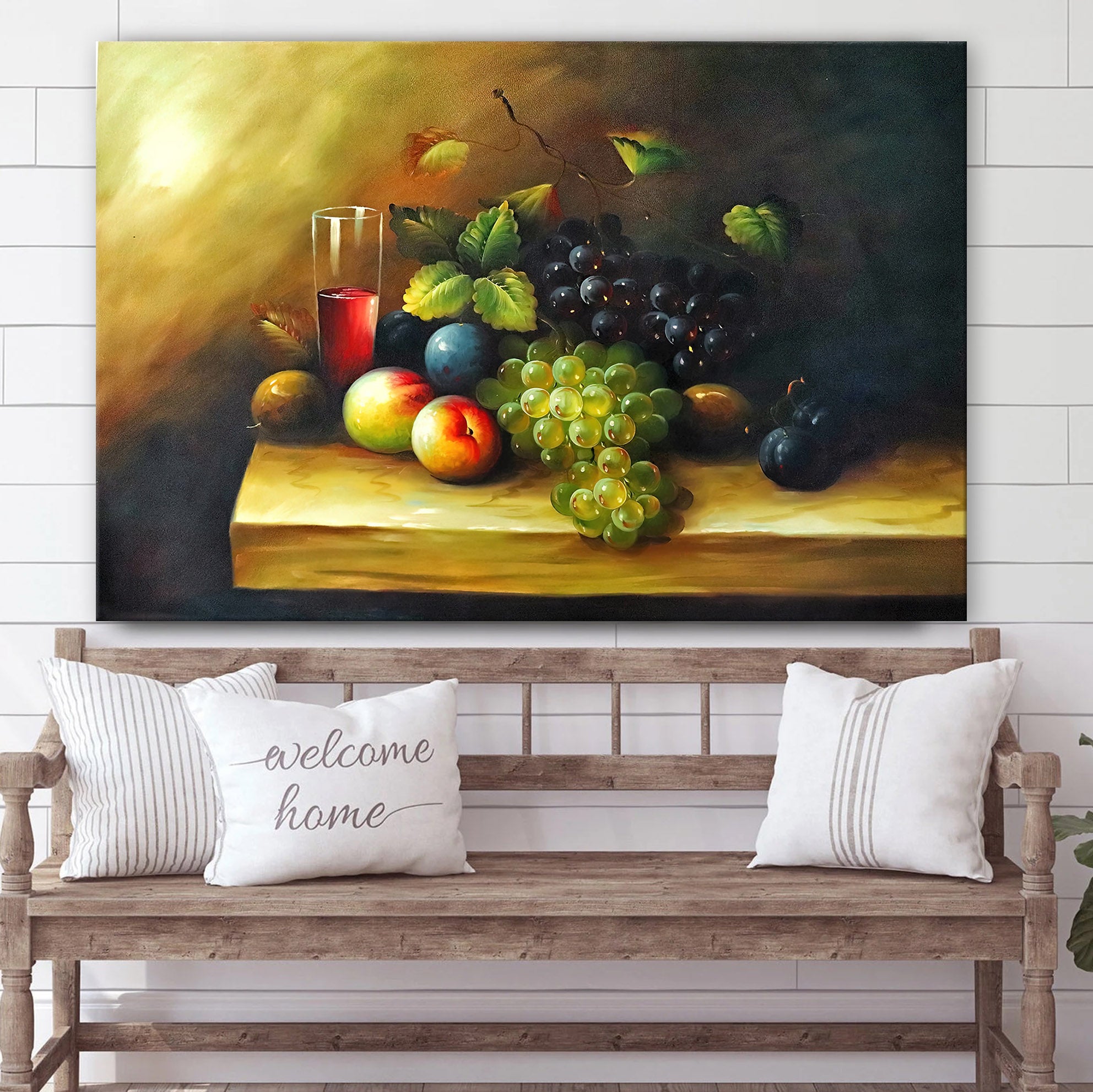 Fruits Original Oil Painting Canvas Wall Art – Canvas Wall Decor – Home Decor Living Room