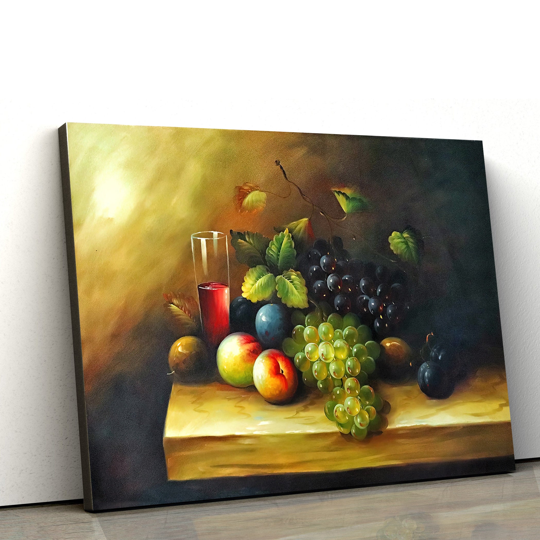 Fruits Original Oil Painting Canvas Wall Art – Canvas Wall Decor – Home Decor Living Room