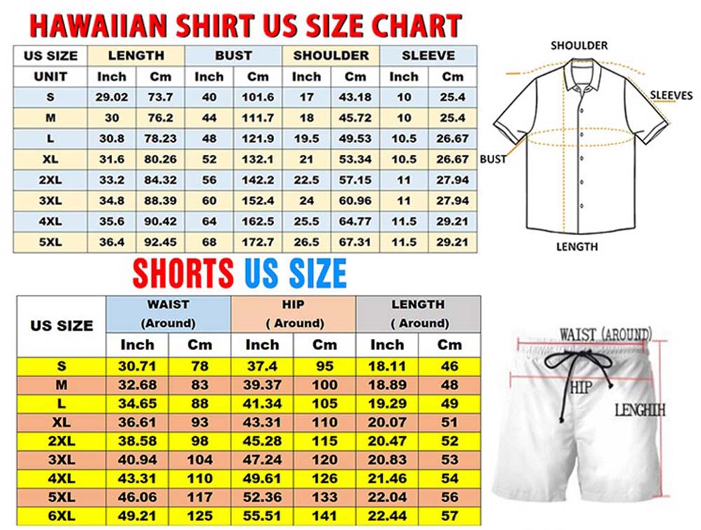 GC Hawaii Shirt And Short Summer 2024 – GCHS0001