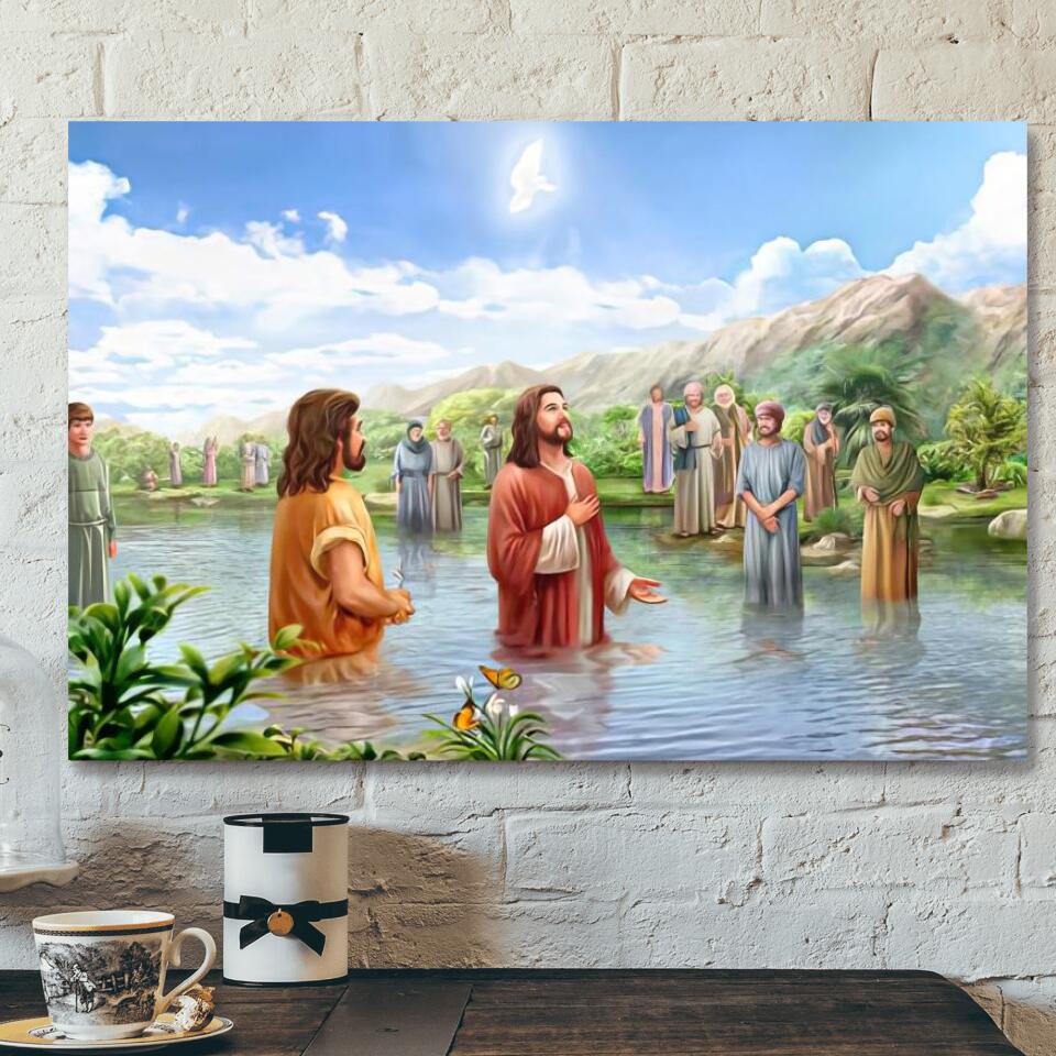 God Canvas 24 – Jesus Canvas – Christian Gift – Jesus Canvas Painting – Jesus Canvas Art – Bible Verse Canvas Wall Art – Scripture Canvas