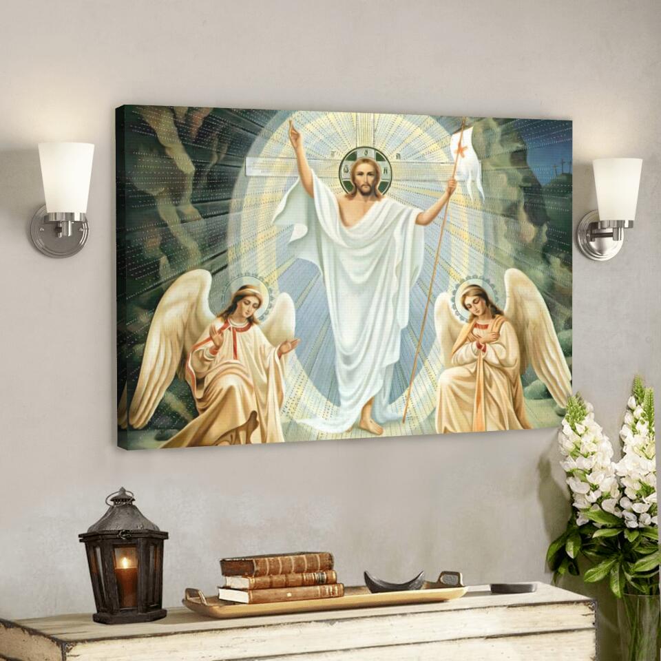 He Reached Down From On High 1 – Jesus Christ Poster – Jesus Poster – Jesus Canvas – Bible Verse Canvas Wall Art – Scripture Canvas