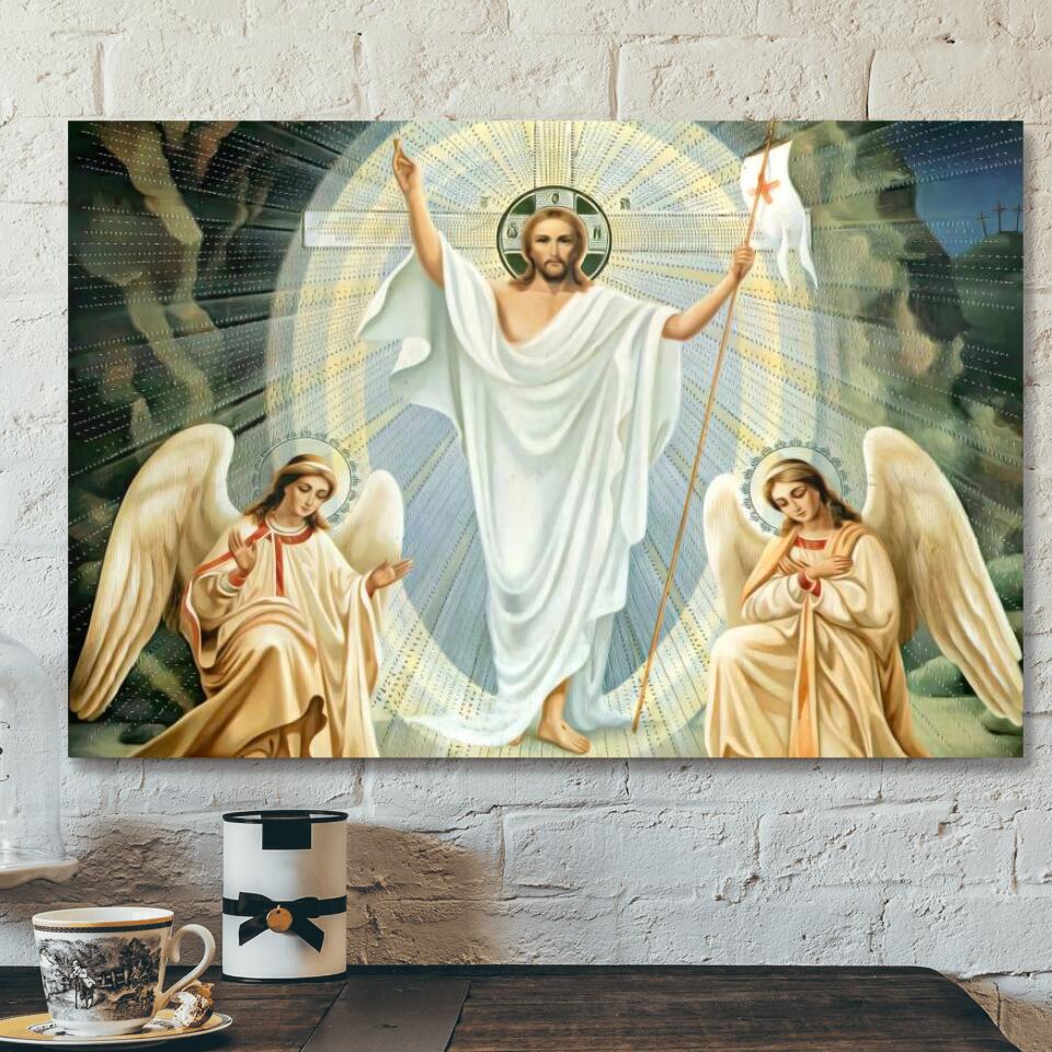 God Canvas 27 – Jesus Canvas – Christian Gift – Jesus Canvas Painting – Jesus Canvas Art – Bible Verse Canvas Wall Art – Scripture Canvas